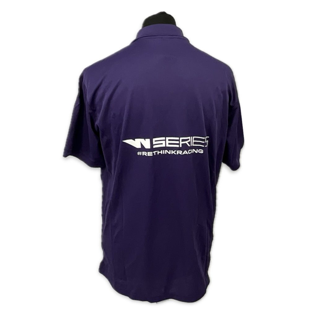 W-Series World Championship Official Team Issue Polo Shirt-Purple-Men's