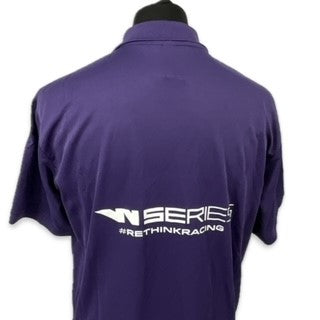 W-Series World Championship Official Team Issue Polo Shirt-Purple-Men's