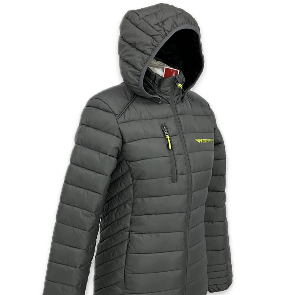 Women's W-Series World Championship Official Team Issue Clique Hudson Hooded Coat-Grey