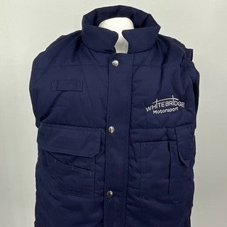 Whitebridge Motorsport Aston Martin Racing British Gt Team Issue quilted Bodywarmer-Navy