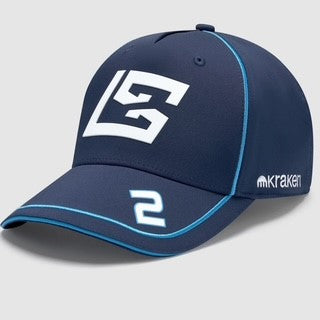 Williams Racing F1 Team 2024 Logan Sargeant Driver Cap-Blue-Adults