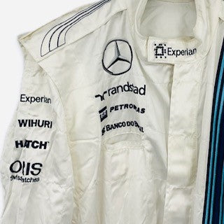 2014 Martini Williams Formula One Team Puma Pit Crew Used Race Suit