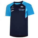 Official Williams F1 Team Merchandise 2023 Umbro Training T-shirt-Blue