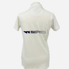 Load image into Gallery viewer, Women&#39;s W-Series Team Issue V-Neck Polo Shirt-White