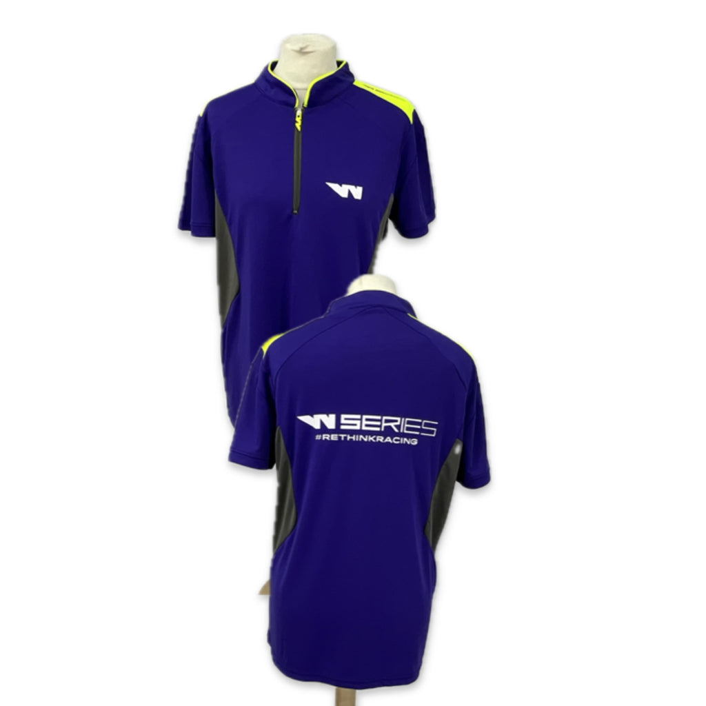 Women's W-Series World Championship Official Team Issue Race Day Polo Shirt-Purple