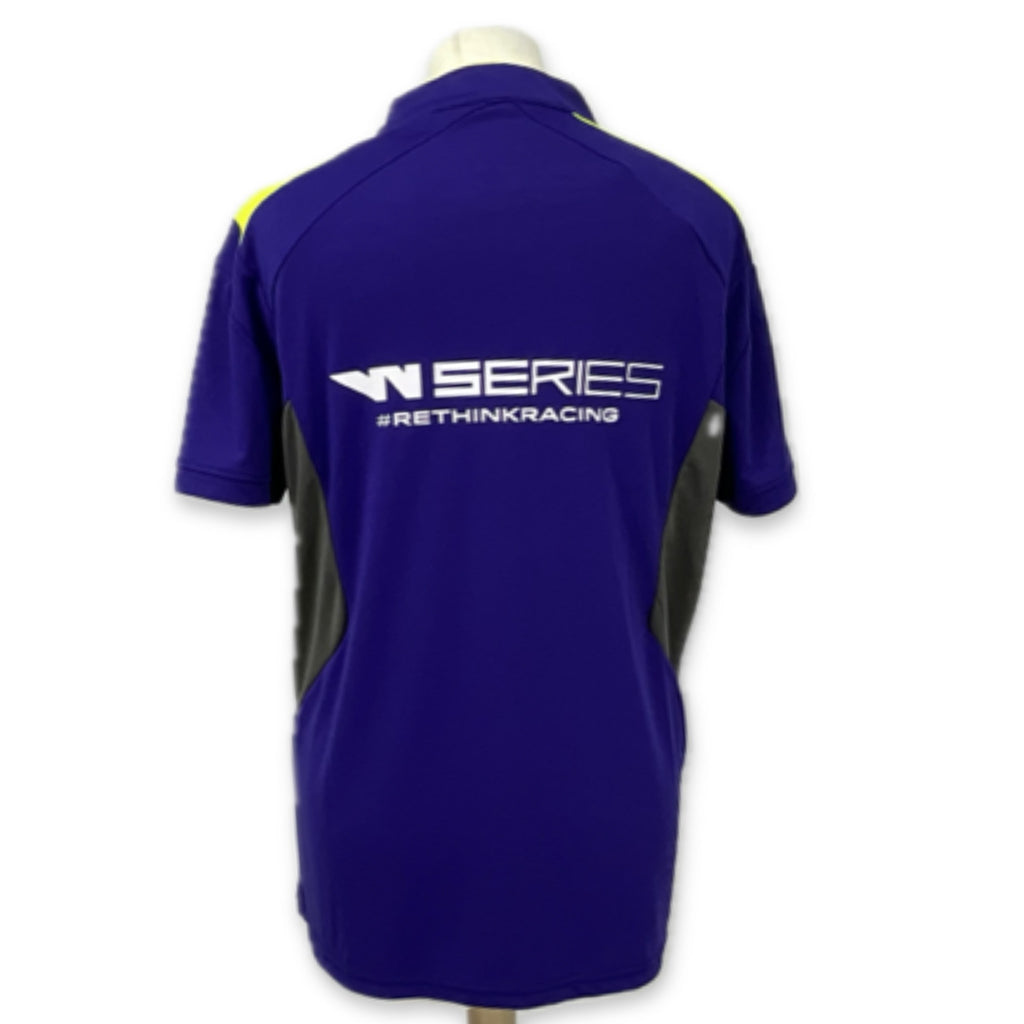 Women's W-Series World Championship Official Team Issue Race Day Polo Shirt-Purple