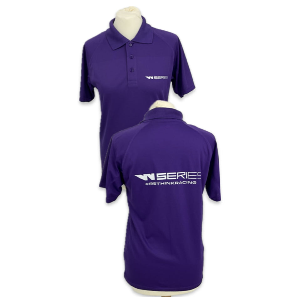 Women's W-Series World Championship Official Team Issue Polo Shirt-Purple