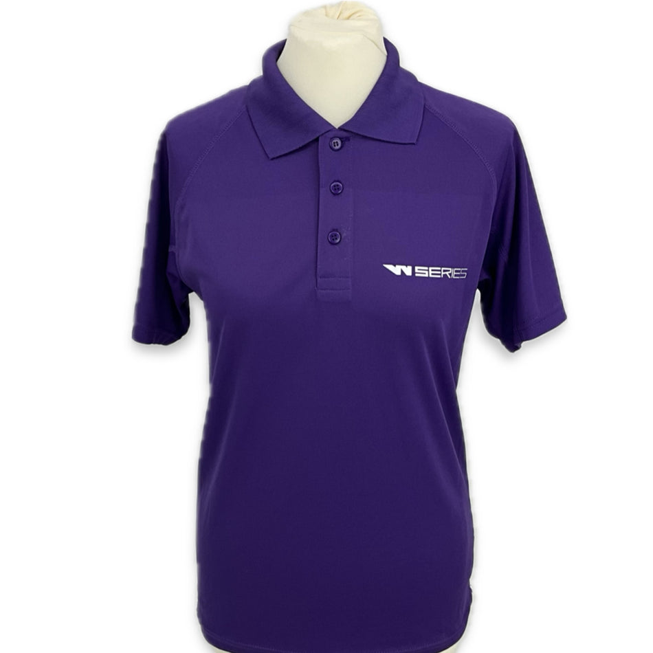 Women's W-Series World Championship Official Team Issue Polo Shirt-Purple