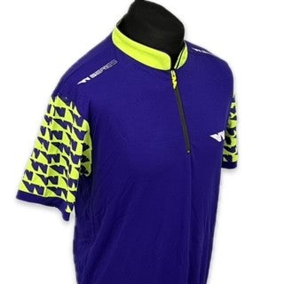 W-Series World Championship Official Team Issue Race Day Polo Shirt-Purple/Lime