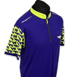 Men's W-Series World Championship Official Team Issue Race Day Polo Shirt-Purple/Lime