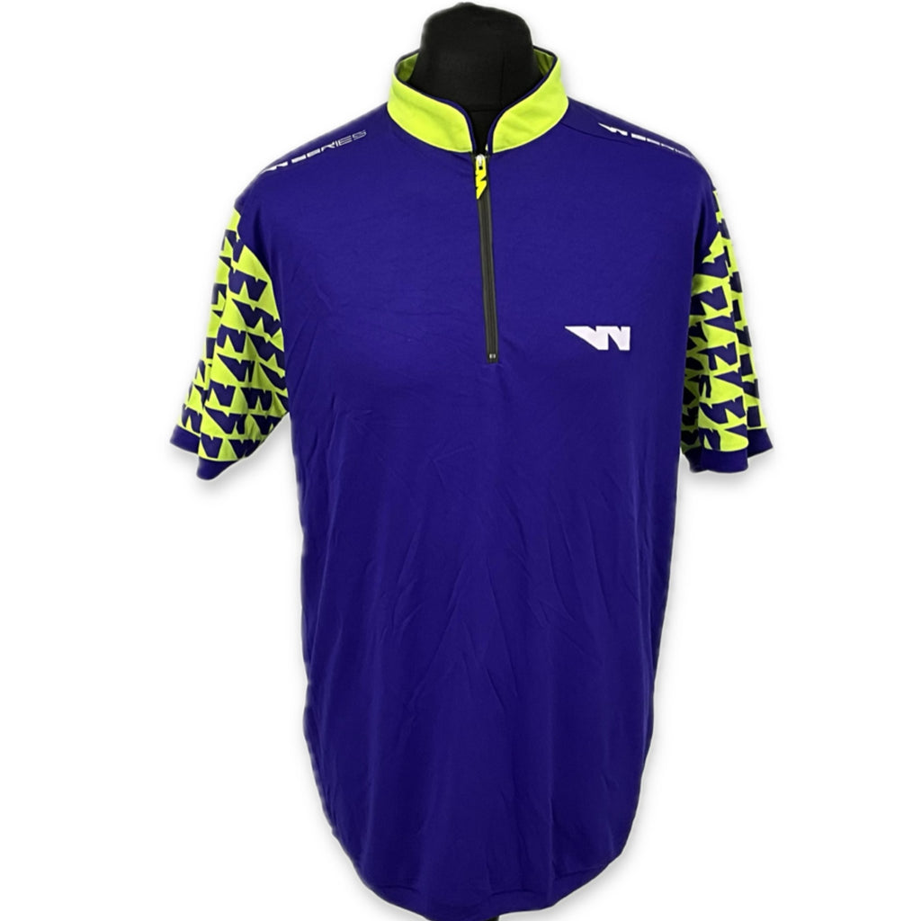 W-Series World Championship Official Team Issue Race Day Polo Shirt-Purple/Lime