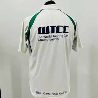 WTCC FIA World Touring Car Championship Official Merchandise Polo Shirt-White