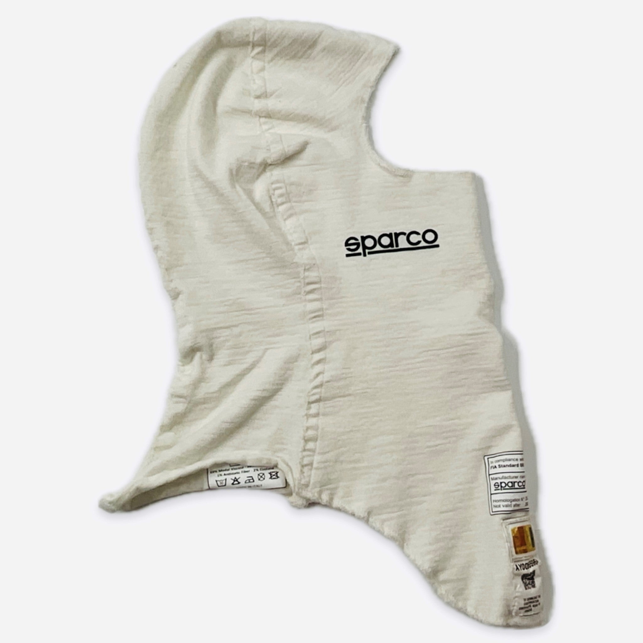 2022 Daniel Ricciardo Race Used McLaren F1 Team Sparco Nomex Balaclava - Pit-Lane Motorsport