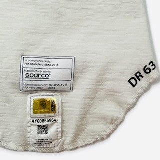 2022 Daniel Ricciardo Race Used McLaren F1 Team Sparco Nomex Balaclava - Pit-Lane Motorsport