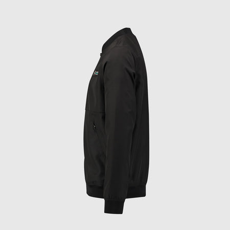 Mercedes AMG Petronas Official Merchandise Team Lightweight Bomber Jacket-Black - Pit-Lane Motorsport