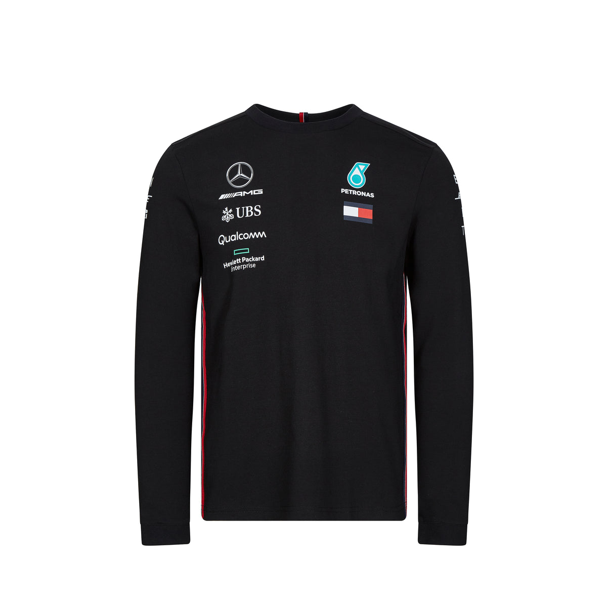 Mercedes-AMG Petronas Motorsport 2019 F1™ Team Long Sleeve Driver T-shirt Black - Pit-Lane Motorsport