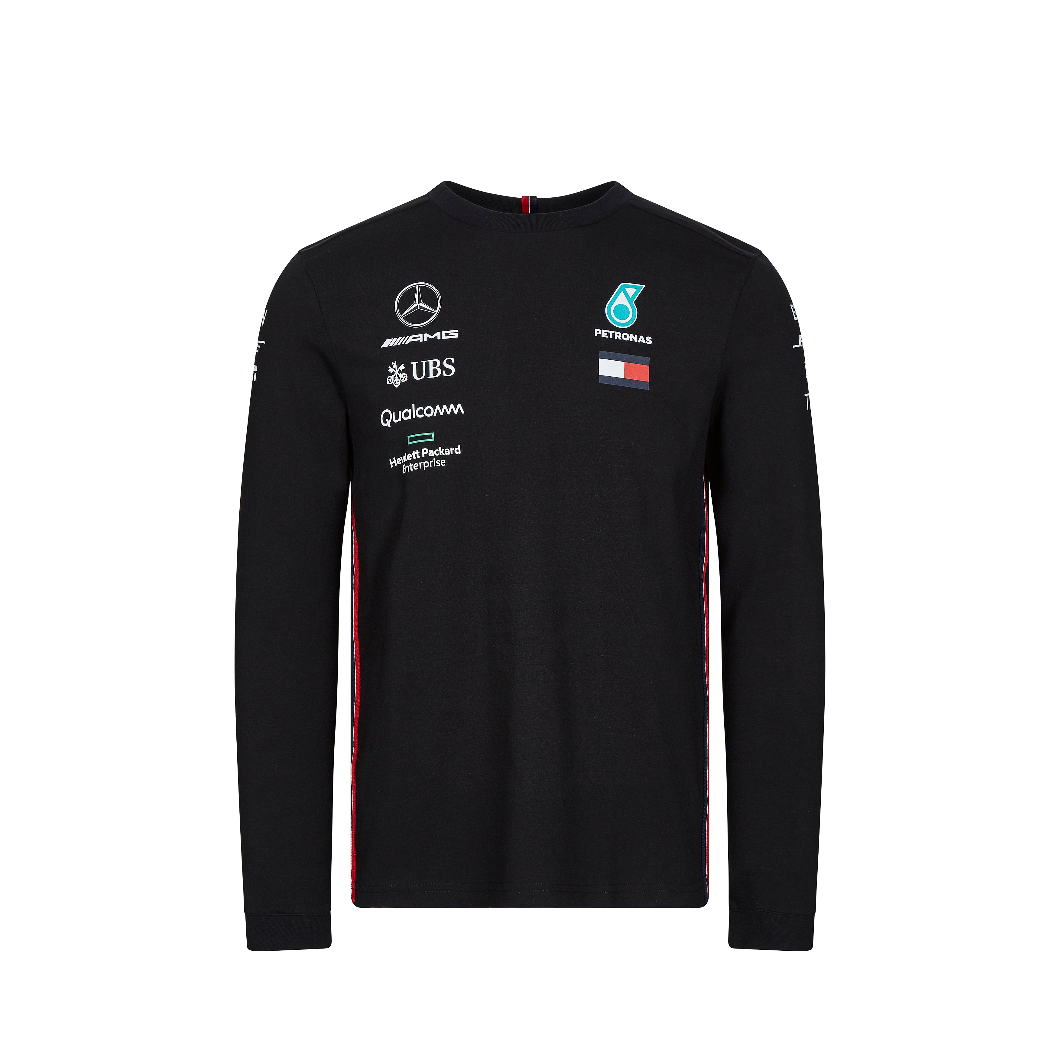 Mercedes-AMG Petronas Motorsport 2019 F1™ Team Long Sleeve Driver T-shirt Black - Pit-Lane Motorsport