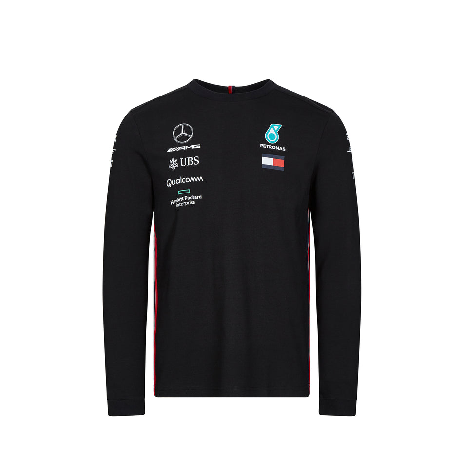 Mercedes-AMG Petronas Motorsport 2019 F1™ Team Long Sleeve Driver T-shirt Black - Pit-Lane Motorsport
