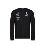 Mercedes-AMG Petronas  F1™ Team Official Merchandise 2019 Long Sleeve Driver T-shirt- Black