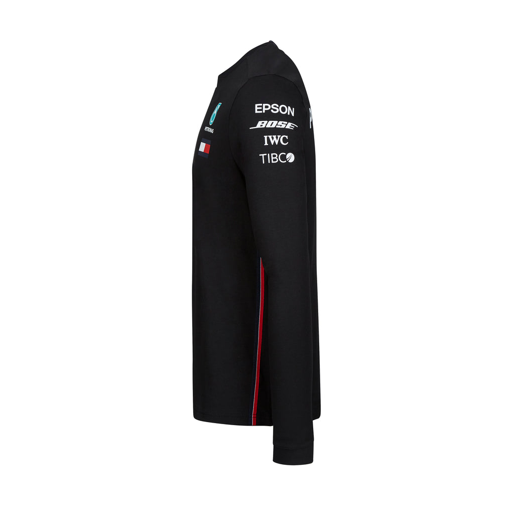 Mercedes-AMG Petronas Motorsport 2019 F1™ Team Long Sleeve Driver T-shirt Black - Pit-Lane Motorsport