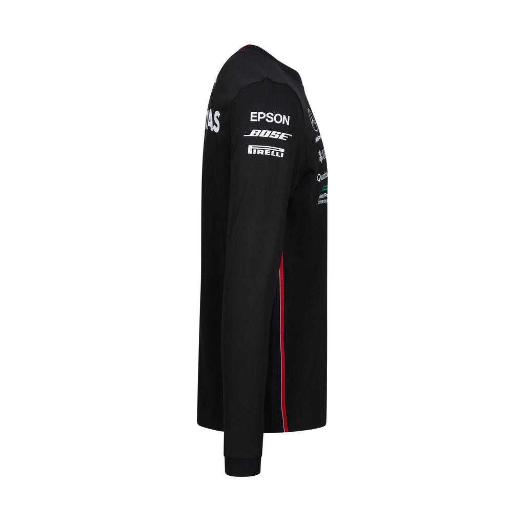 Mercedes-AMG Petronas Motorsport 2019 F1™ Team Long Sleeve Driver T-shirt Black - Pit-Lane Motorsport