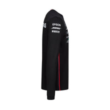 Load image into Gallery viewer, Mercedes-AMG Petronas Motorsport 2019 F1™ Team Long Sleeve Driver T-shirt Black - Pit-Lane Motorsport