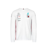 Mercedes-AMG Petronas Motorsport 2019 F1™ Team Long Sleeve Driver T-shirt White