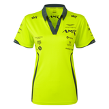 AMR Women's Team Polo Shirt Lime Green