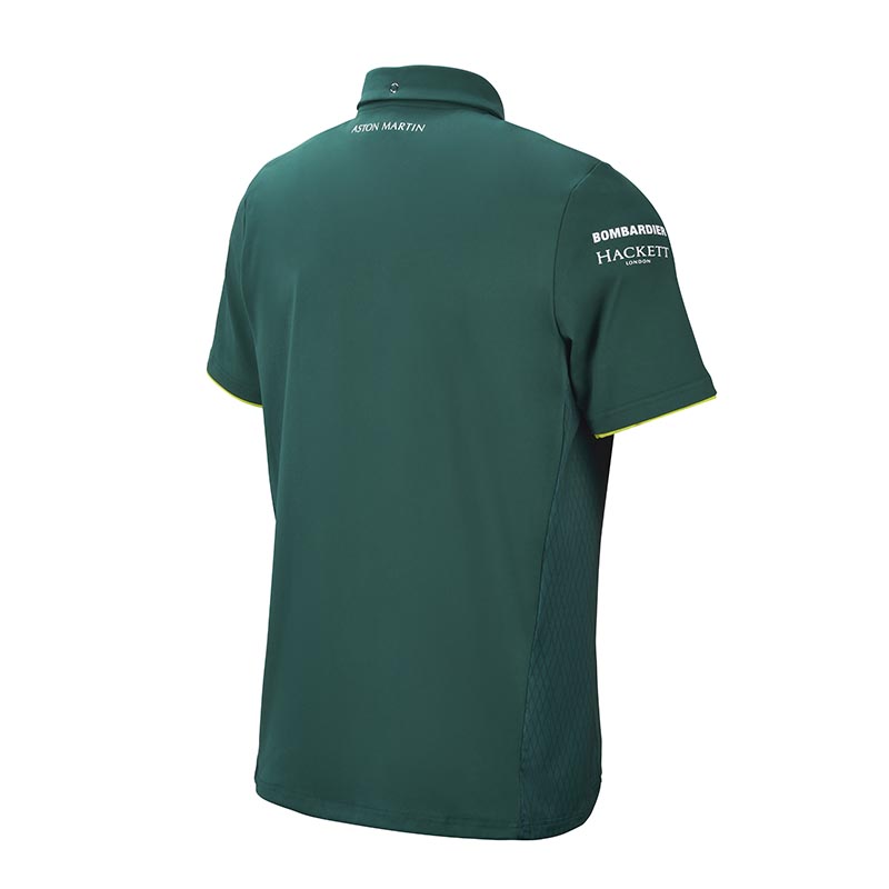 Aston Martin Cognizant F1 Official Merchandise Team Men's Polo Shirt-Green