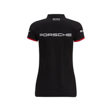 Load image into Gallery viewer, Womens Porsche Motorsport  Team Polo Shirt  - Black - with Free Motorsport Kit - Pit-Lane Motorsport