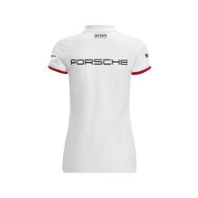 Load image into Gallery viewer, Womens Porsche Motorsport  Team Polo Shirt  - White - with Free Motorsport Kit - Pit-Lane Motorsport