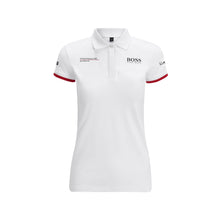 Load image into Gallery viewer, Womens Porsche Motorsport  Team Polo Shirt  - White - with Free Motorsport Kit - Pit-Lane Motorsport