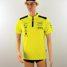 Load image into Gallery viewer, Used Aston Martin Racing AMR Polo Shirt Lime Green late 2018 - Pit-Lane Motorsport