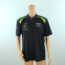 Load image into Gallery viewer, Used Aston Martin Racing Official Team Polo Shirt Dark Blue - 2017 - Pit-Lane Motorsport