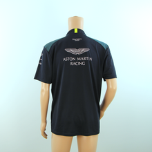 Load image into Gallery viewer, Used Aston Martin Racing Official Team Polo Shirt Dark Blue - 2017 - Pit-Lane Motorsport