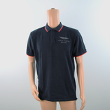 Used Hackett Aston Martin Racing Polo Shirt Dark Blue with Red detail