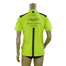 Load image into Gallery viewer, Used Aston Martin Racing AMR Polo Shirt Lime Green early 2018 - Pit-Lane Motorsport