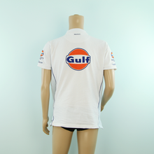 Load image into Gallery viewer, Used Aston Martin Racing Hackett Gulf Polo Shirt White 2012 - Pit-Lane Motorsport