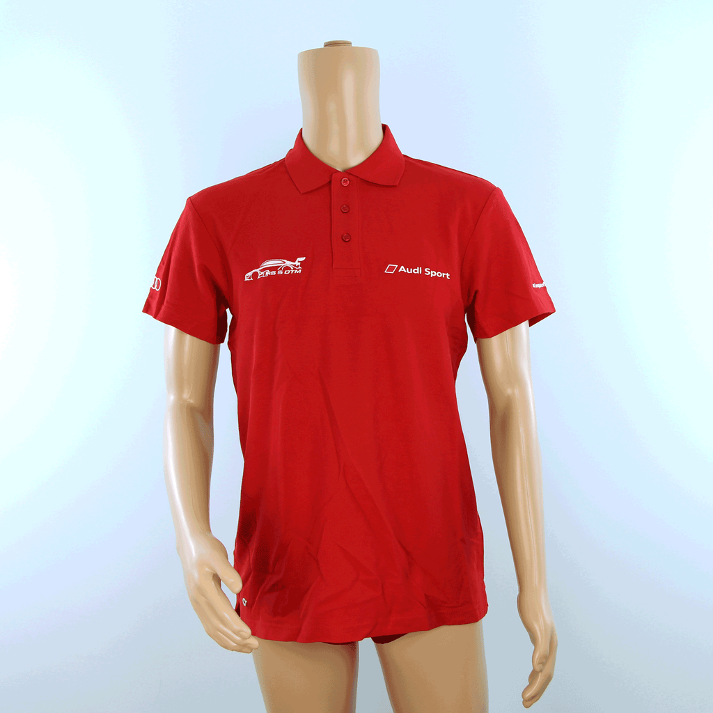 Audi Sport RS5 DTM Touring Car Team Official Polo Shirt Red - Pit-Lane Motorsport