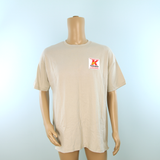 Used Kangaroo Express Indianapolis 500 Centennial Tour 2011 T-shirt Beige