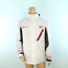 Load image into Gallery viewer, Haas F1 Official Team Rain Jacket Grey - Pit-Lane Motorsport