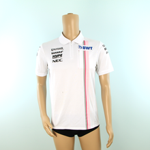 Load image into Gallery viewer, Used Racing Point F1 Force India Polo Shirt White - 2018 - Pit-Lane Motorsport
