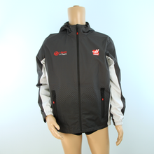 Load image into Gallery viewer, Used Haas F1 Official Team Rain Jacket Grey - Pit-Lane Motorsport