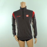 Race engineers used - Haas F1 Team Half Zip Sweatshirt Grey