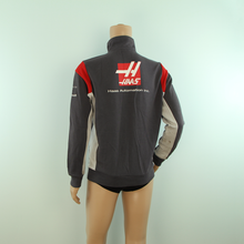 Load image into Gallery viewer, Race engineers used - Haas F1 Team Half Zip Sweatshirt Grey - Pit-Lane Motorsport