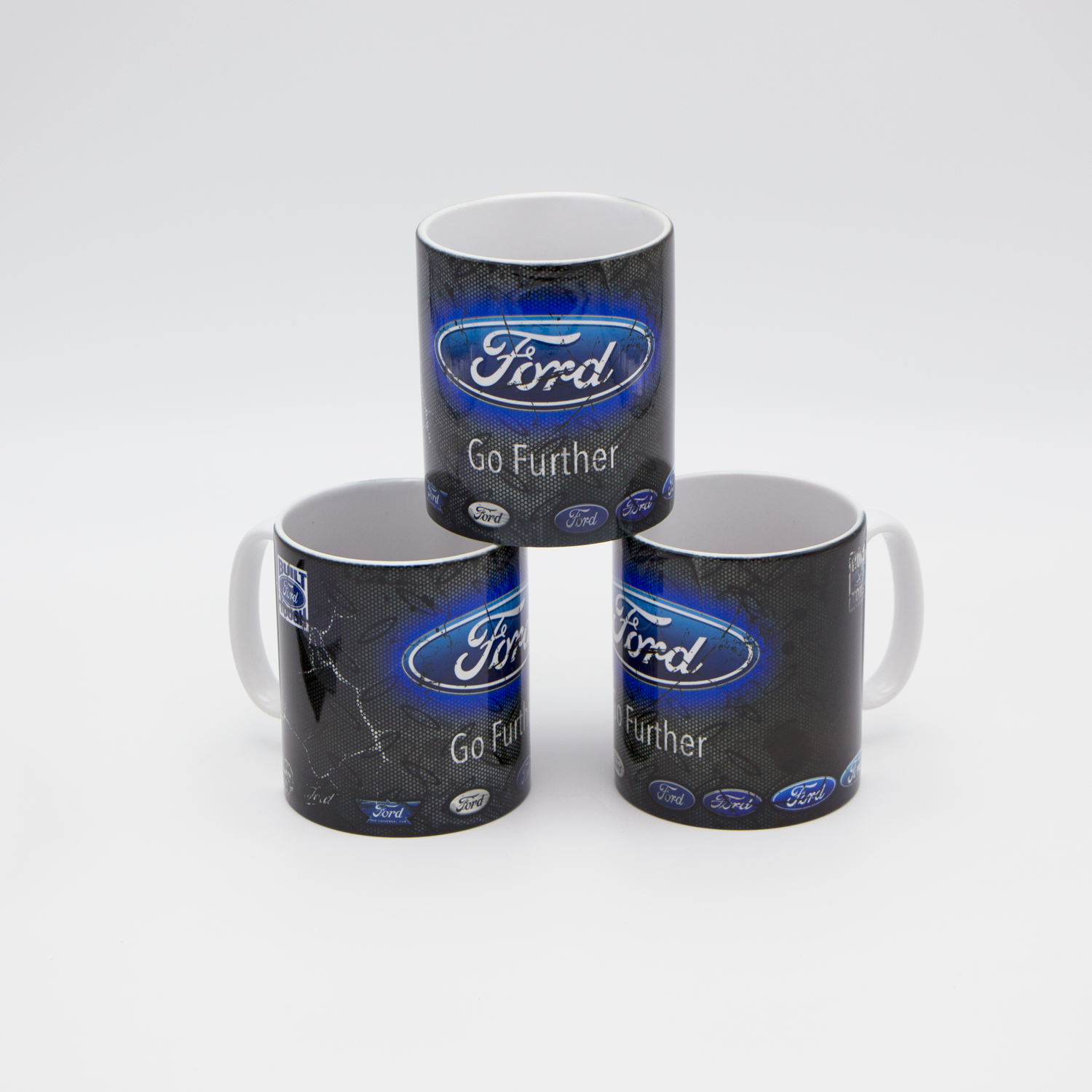 Ford inspired Retro/ Vintage Distressed Look Oil Can Mug - 10z - Pit-Lane Motorsport