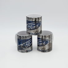 Load image into Gallery viewer, Ford inspired Retro/ Vintage Distressed Look Oil Can Mug - 10z - Pit-Lane Motorsport