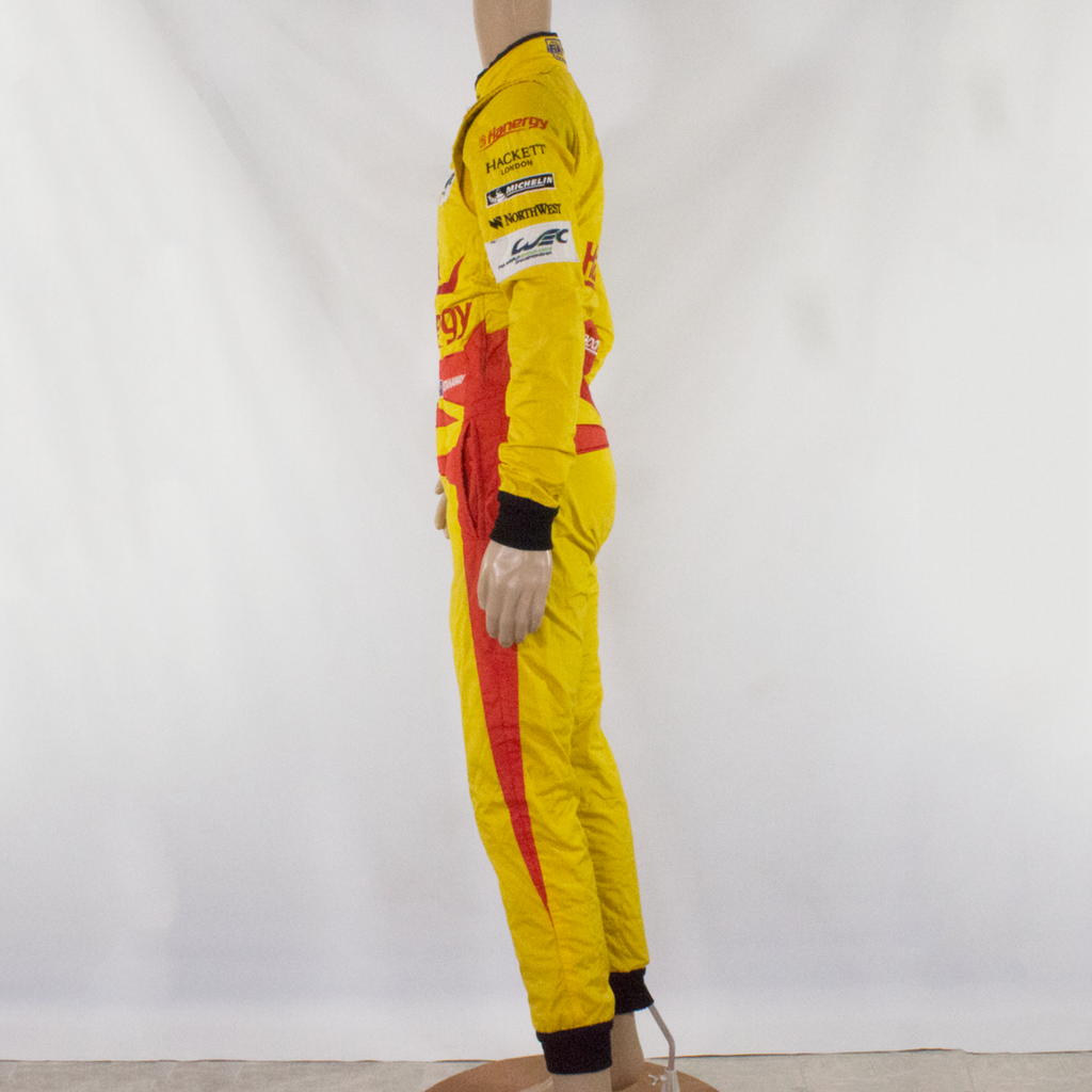 Used - Aston Martin Racing Sparco Race Suit Yellow (Ex Richie Stanaway) - size 50 - Pit-Lane Motorsport