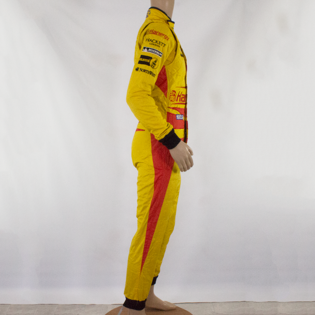 Used - Aston Martin Racing Sparco Race Suit Yellow (Ex Richie Stanaway) - size 50 - Pit-Lane Motorsport