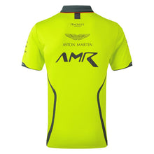 Load image into Gallery viewer, AMR Team Polo Shirt Lime Green - Pit-Lane Motorsport